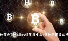 如何将TPWallet设置成中文：详细步骤与技巧